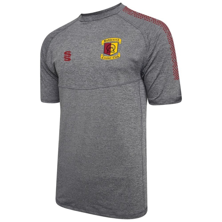 Bedworth CC Dual Gym T-shirt : Grey Melange