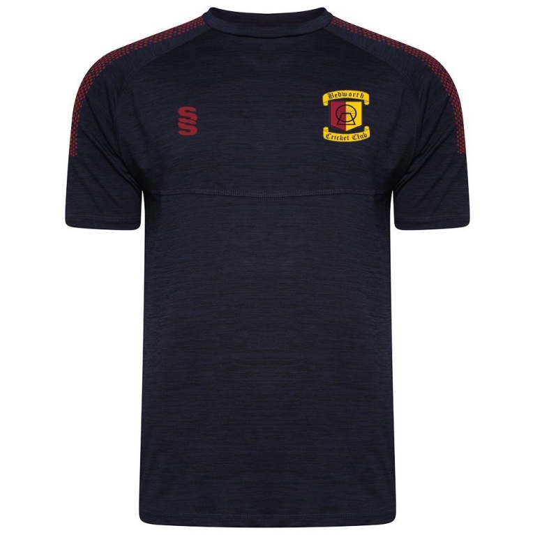 Bedworth CC Dual Gym T-shirt : Navy Melange